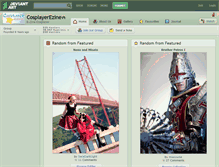 Tablet Screenshot of cosplayerezine.deviantart.com
