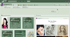 Desktop Screenshot of emoqueen214.deviantart.com