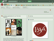Tablet Screenshot of laafa.deviantart.com