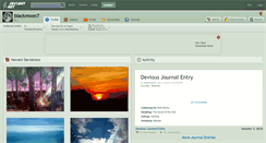 Desktop Screenshot of blackmoon7.deviantart.com