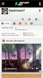 Mobile Screenshot of blackmoon7.deviantart.com