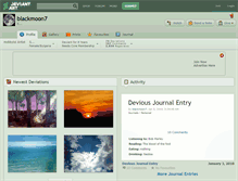 Tablet Screenshot of blackmoon7.deviantart.com