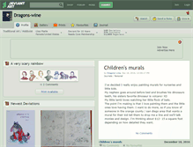 Tablet Screenshot of dragons-wine.deviantart.com