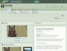 Tablet Screenshot of freefeege.deviantart.com