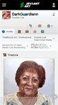 Mobile Screenshot of darkguardiann.deviantart.com