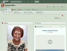 Tablet Screenshot of darkguardiann.deviantart.com