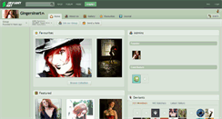 Desktop Screenshot of gingersinart.deviantart.com