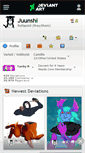 Mobile Screenshot of juunshi.deviantart.com
