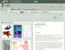 Tablet Screenshot of juunshi.deviantart.com