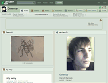 Tablet Screenshot of gwenvar.deviantart.com