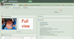 Desktop Screenshot of liloxstitchclub.deviantart.com