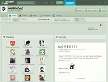 Tablet Screenshot of amuto4eva0.deviantart.com