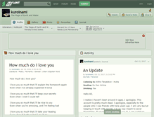 Tablet Screenshot of kuroinami.deviantart.com