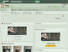 Tablet Screenshot of gotyu.deviantart.com