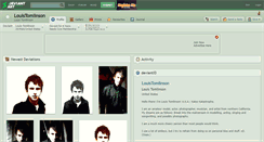 Desktop Screenshot of louistomlinson.deviantart.com