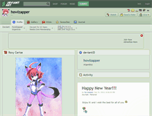 Tablet Screenshot of howlzapper.deviantart.com