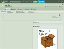 Tablet Screenshot of anaruku.deviantart.com