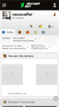 Mobile Screenshot of necowaffer.deviantart.com