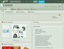 Tablet Screenshot of ankoku-kun.deviantart.com