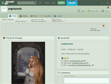 Tablet Screenshot of angelameds.deviantart.com