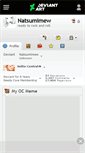 Mobile Screenshot of natsumimew.deviantart.com