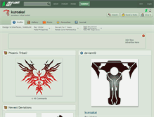 Tablet Screenshot of kuroakai.deviantart.com