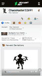 Mobile Screenshot of chaosmaster32691.deviantart.com