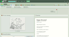 Desktop Screenshot of galdor.deviantart.com