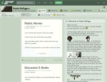 Tablet Screenshot of poets-refuge.deviantart.com