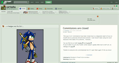 Desktop Screenshot of carriepika.deviantart.com