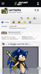 Mobile Screenshot of carriepika.deviantart.com