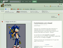 Tablet Screenshot of carriepika.deviantart.com