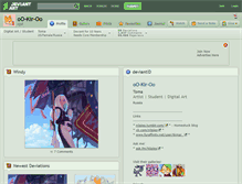 Tablet Screenshot of oo-kir-oo.deviantart.com