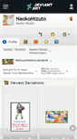 Mobile Screenshot of naokomizuto.deviantart.com