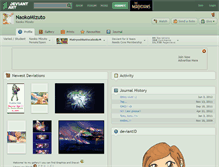 Tablet Screenshot of naokomizuto.deviantart.com