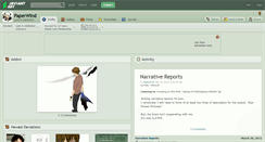 Desktop Screenshot of paperwind.deviantart.com