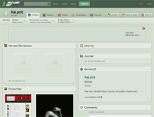 Tablet Screenshot of kalpsiz.deviantart.com