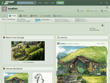 Tablet Screenshot of lunatteo.deviantart.com