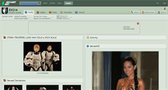 Desktop Screenshot of ev214.deviantart.com