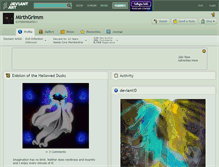 Tablet Screenshot of mirthgrimm.deviantart.com