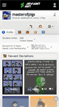 Mobile Screenshot of masterofpigs.deviantart.com