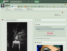 Tablet Screenshot of jadfeel.deviantart.com