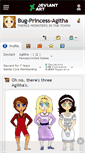 Mobile Screenshot of bug-princess-agitha.deviantart.com