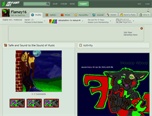 Tablet Screenshot of flamey16.deviantart.com