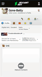 Mobile Screenshot of gone-batty.deviantart.com