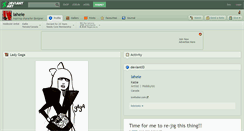 Desktop Screenshot of laheie.deviantart.com