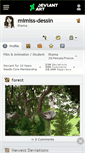 Mobile Screenshot of mimiss-dessin.deviantart.com