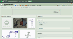 Desktop Screenshot of ithyphallophobia.deviantart.com