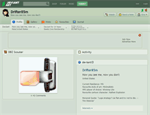 Tablet Screenshot of drifter85m.deviantart.com
