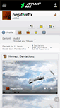 Mobile Screenshot of negativefix.deviantart.com